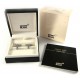 Montblanc Stainless Steel Cufflink with 3 Rings Motif