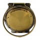 Late 80s Gucci Travel Alarm Clock Vintage Carbon Grey Dial Steel & Gold *UNIQUE*