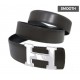 Reversible Charcoal Smooth Calfskin Strap for HERMES Buckles