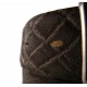 Custom artisan handmade Elephant Belt 4cm Dark Brown with rhodium Buckle
