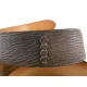 Cintura su Misura 4cm in Squalo Marrone con effetto Nabuccato