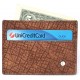 Men's Hippopotamu Credit Card Case & Business Card Holder Savannah Brown
