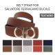 Reversible Belt Strap Replacement for SALVATORE FERRAGAMO Buckle Textured Leather
