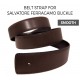 Belt Strap Replacement for SALVATORE FERRAGAMO Buckle Smooth Leather