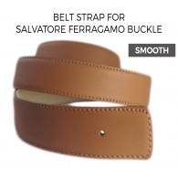 Belt Strap Replacement for SALVATORE FERRAGAMO Buckle Smooth Leather