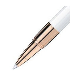 Montblanc Meisterstück Penna Roller W.A. Mozart Whte Solitaire Oro Rosa HàWAM