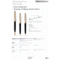 Montblanc Meisterstück Mechanical Pencil Solitaire Doué Sterling Silver Mozart HàWAM