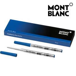 Montblanc 116212 Ballpoint Pen Refill Fine (F) Pacific Blue
