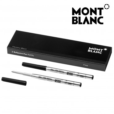 Montblanc 116189 Ballpoint Pen Refill Fine (F) Mystery Black
