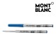 Montblanc 5 Pack 116212 Ballpoint Pen Refill Fine (F) Pacific Blue