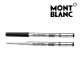 Montblanc 116190 Confezione da 10 Refill Neri (M) Mystery Black per Penna a Sfera