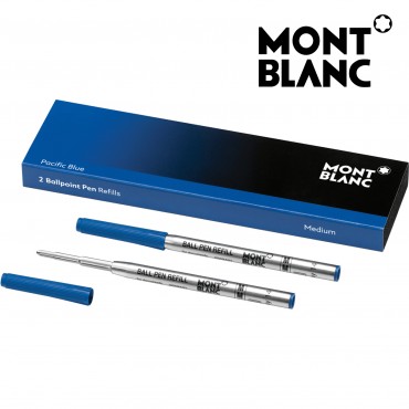 lichtgewicht Continentaal Score Montblanc 116213 Ballpoint Pen Refill Medium (M) Pacific Blue - La Petite  Croisette